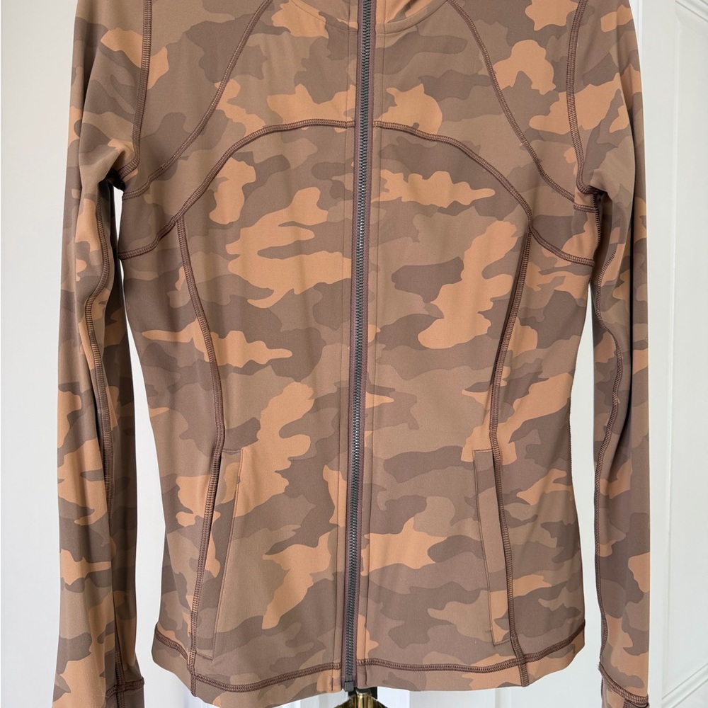 lululemon athletica Camo Full-Zip Hoodie - Brown - Picture 8 of 11